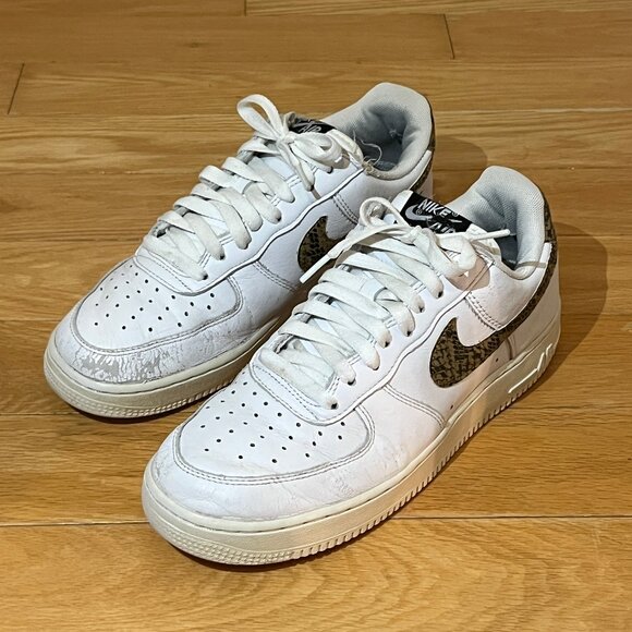 Nike Air Force 1 Ivory Snake US7.5 - Picture 2 of 9